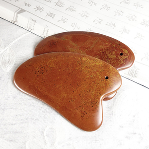 Personnalisé cou masseur <span class=keywords><strong>néphrite</strong></span> gua sha naturel de panneau et - Product Image 2