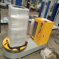 Machine d'emballage de bagages à prix abordable pour aéroport, machine à film étirable pour emballer les bagages