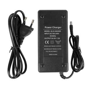 Chargeur 54,6 V 2 A DC2.1, adaptateur d'alimentation pour trottinette électrique et vélo électrique, 6 prises d'interface - Product Image 3