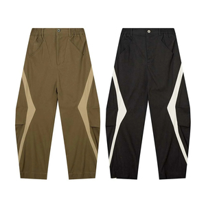 Salopette à <span class=keywords><strong>grande</strong></span> poche pour homme <span class=keywords><strong>Pantalon</strong></span> de <span class=keywords><strong>jogging</strong></span> <span class=keywords><strong>Pantalon</strong></span> droit <span class=keywords><strong>Pantalon</strong></span> large - Product Image 4