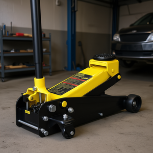 Martinetto idraulico da pavimento in acciaio da 3 tonnellate, altezza minima 12 pollici, per auto, a pistone singolo - Product Image 2