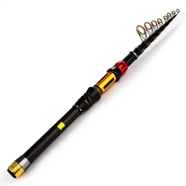 Telescopic CARBON Fishing Rod 1.8m 2.1m