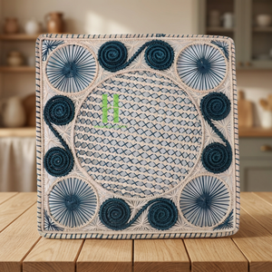 Set de table en rotin de qualité supérieure, style bohème, écologique, fait main, tailles personnalisées, variété de couleurs pour la décoration de table à manger - Product Image 1