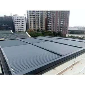 Động Cơ Chống Mưa Điều Chỉnh Góc Ánh Sáng Mặt Trời Lưỡi Nhôm Giá Cả Hợp Lý Thời Gian Giao Hàng Nhanh Màn Trập - Product Image 2