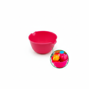 Inomata 15cm ciotola di plastica rosa elegante e resistente di plastica piatti e ciotole collezione - Product Image 1