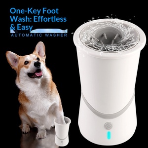 <span class=keywords><strong>Lave</strong></span>-pattes électrique pour chien avec gobelet de nettoyage, adapté aux chats et aux animaux de compagnie, machine à laver les pattes - Product Image 4