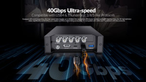 Station d'accueil HDMI 4K avec sortie en boucle - Station d'accueil 40 Gbps pour capture vidéo sans perte, OBS Studio, Windows/Linux - AVMATRIX TB-C12-4K - Product Image 5