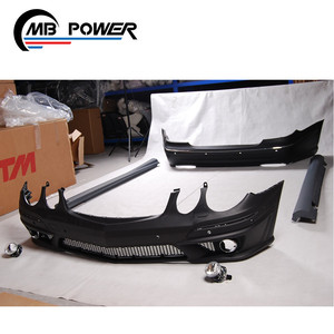Kit de carrocería Clase E w211 E63, estilo 2003-2009y, para w211 PP, parachoques delantero, faldas laterales, parachoques trasero - Product Image 6