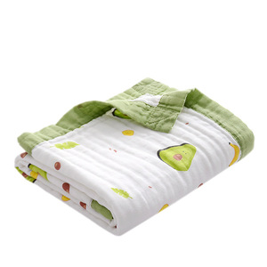 Nouvelles couvertures en mousseline de coton pour bébé de haute qualité personnalisées 6 couches 4 couches 100% - Product Image 1
