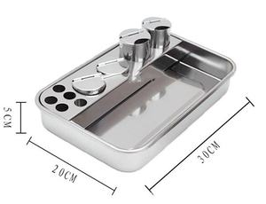 Baki Disinfeksi Baja Tahan Karat Medis Baki Instrumen Baki Peralatan Pasteurisasi - Product Image 3