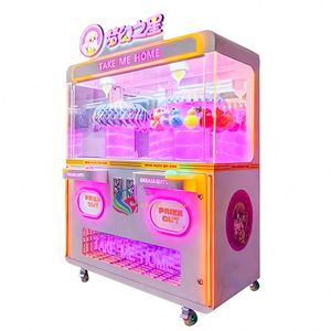 Nouvelle machine à balançoire mini à monnayeur, distributeur de jouets à griffes, couleur personnalisée, en métal, garantie 12 mois pour le divertissement - Product Image 1