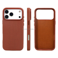 Accessoires de luxe pour téléphones portables, étui pour iPhone 18 Pro Max, coque en cuir, personnalisable pour iPhone