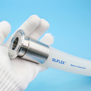 خرطوم سيليكون مقوى عالي الضغط جاهز للتسليم، أنبوب مطاطي آمن للطعام للزيت والماء مع خدمة القطع المتاحة - Product Image 1