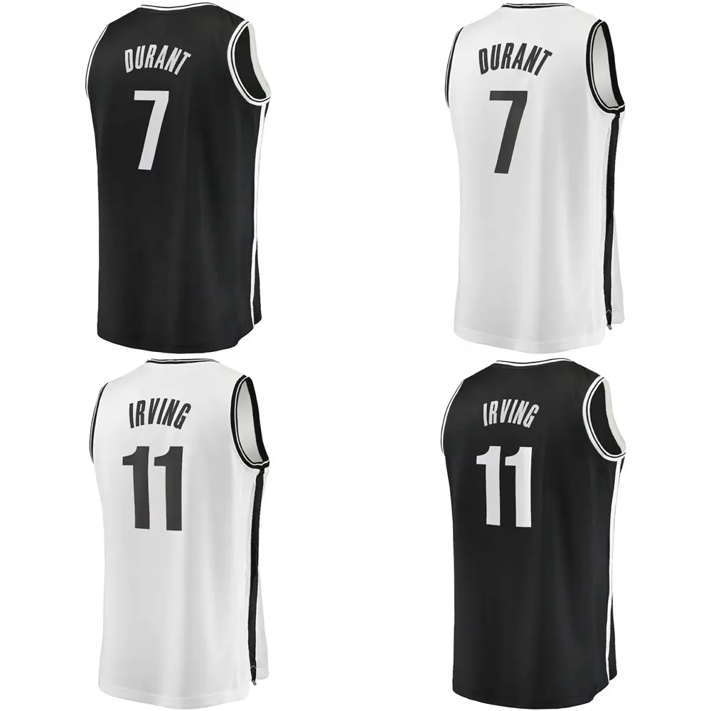 Drop Shipping Brookly-n City Net Earned Edition Jersey basket Durant #7 Irving #11 Curry #30 seragam olahraga latihan