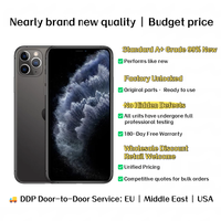Toptan Kilitsiz İkinci El 11ProMax 4G LTE Cep Telefonu 6.5 İnç OLED Ekran FaceID Üçlü Kamera A13 Çip Çift SIM 4GB 64GB