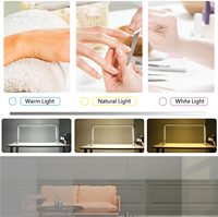 Lampe à ongles UV professionnelle avec logo personnalisé OEM, design en forme de demi-lune scintillante, rechargeable, haute puissance, éclairage de salon de beauté