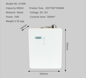 Difusor de Aromaterapia Eléctrico al por Mayor con Cobertura de 500 m³ para Espacios Amplios y Hoteles, Controlado por Aplicación - Product Image 5
