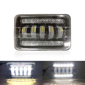 2020 45W Hình Chữ Nhật <span class=keywords><strong>LED</strong></span> Đèn Pha, Xe Tải Ánh Sáng Với DRL, 4X6 Inch Vuông <span class=keywords><strong>LED</strong></span> Xe Tải Ánh Sáng - Product Image 2