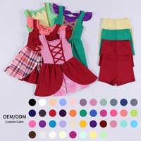 Robes Tunique Courtes à Volants pour Bébé Fille, Tenue de Yoga, Combinaison Cosplay Princesse, Vêtements d'Été Doux, Vente en Gros