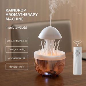 Nouveau diffuseur d'aromathérapie goutte de pluie innovant algues virtuelles capacité 300ML 7 LED couleurs changeantes humidificateur de nuage de brume - Product Image 5
