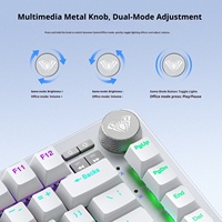 AULA F3060 Clavier mécanique filaire remplaçable à chaud spécialement conçu pour les jeux ESports compatibles avec les ordinateurs portables et les ordinateurs de bureau