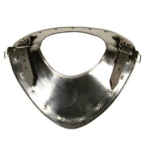 Plaque de Cou Durable en Acier Guerrier, Armure Historique Traditionnelle, Conçue pour les Musées, les Productions Scéniques et les Collections Décoratives - Product Image 1