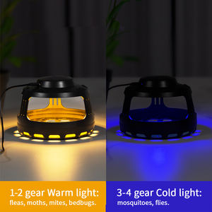 2024 plus récent intérieur USB alimenté piège à insectes moustique chauve-souris lampe attraper des cafards moustiques mouches extérieur moustique répulsif - Product Image 5