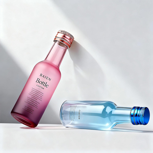 Vente <span class=keywords><strong>en</strong></span> <span class=keywords><strong>gros</strong></span> OEM 30ml 50ml mini bouteille de vin vide <span class=keywords><strong>en</strong></span> plastique PET vodka gin <span class=keywords><strong>rhum</strong></span> alcool whisky bouteille café jus liqueur bouteille - Product Image 6