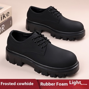 <span class=keywords><strong>Zapatos</strong></span> oficiales de oficina negros de goma EVA de piel de vaca de dos capas mojados 38-44 para <span class=keywords><strong>hombre</strong></span>, <span class=keywords><strong>zapatos</strong></span> de vestir de negocios de verano para <span class=keywords><strong>hombre</strong></span>, <span class=keywords><strong>zapatos</strong></span> de cuero para <span class=keywords><strong>hombre</strong></span> - Product Image 3