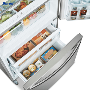 Réfrigérateurs à double porte avec congélateur inférieur, refroidissement par air, dégivrage automatique, pour réfrigérateur DDB-423WH - Product Image 4