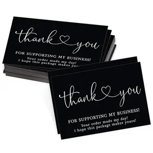 Eco Friendly Thank You Cards Business Logo 4 X 6 Thank You Card Thank You Card With Envelopes For Small Business