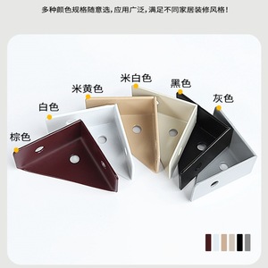 Support d'angle universel en acier laminé à froid, support d'angle droit à 90 degrés pour meubles et armoires, fer de connexion - Product Image 3