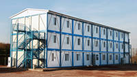 Maisons Conteneur Préfabriquées Modulaires Détachables Pliables Extensibles pour Logement 20 40 Pieds