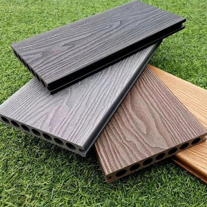 Tarima de WPC para Terraza, Revestimiento para Pisos Exteriores, Resistente al Agua y al Desgaste, Tarima Compuesta con Aspecto de Madera Antideslizante - Product Image 4