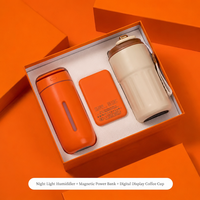 Ensemble Cadeau d'Affaires en Gros, Souvenir, Ensemble 3 Pièces : Humidificateur, Batterie Externe, Mug – Cadeau d'Entreprise pour Clients et Employés