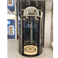 Petite cabine d'ascenseur résidentiel chinois sans engrenages ni moteur, pour appartement, maison, 2-4 passagers