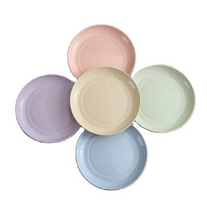 15 أطباق عشاء صديقة للبيئة غير قابلة للتحلل وغير قابلة للكسر من قش القمح والبلاستيك للتنزهات و ، من البلاستيك - Product Image 2