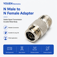 Adaptateur RF N mâle vers N femelle, connecteur coaxial pour câble d'antenne et communication sans fil