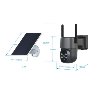 Ubox Solar PTZ-Kamera 4G SIM-Karte Solarbetriebene Batterie KI-Bewegungserkennung - Product Image 4