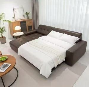 Sofá Reclinable Eléctrico de Cuero Marrón de Lujo, Sofá Moderno de 3 Plazas con Asiento Extra Profundo y Puerto USB para Sala de Estar - Product Image 2