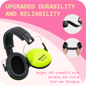 Protección auditiva para bebés, orejeras para niños con reducción de ruido, 26dB, protección auditiva ajustable, auriculares para niños pequeños, bebés y niños - Product Image 2