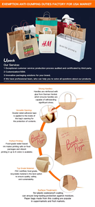 Bolsa <span class=keywords><strong>de</strong></span> papel Kraft blanca y marrón personalizada con logotipo personalizado, <span class=keywords><strong>para</strong></span> compras artesanales <span class=keywords><strong>de</strong></span> plástico, embalaje <span class=keywords><strong>para</strong></span> llevar, caja <span class=keywords><strong>de</strong></span> papel Premium incluida - Product Image 6