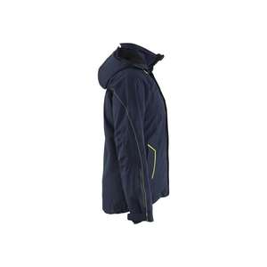 BLAKLADER - 440819178633XS Chaqueta de concha ligera para mujer stretch Azul marino oscuro/Amarillo-EAN 7330509892046 CHAQUETAS DE TRABAJO - Product Image 3