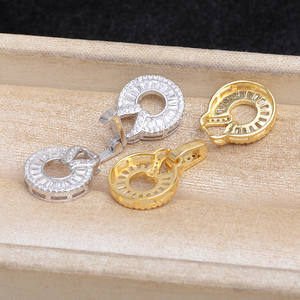 อุปกรณ์ทำเครื่องประดับมุก DIY เงินแท้ S925 ชุบแพลตตินัม สร้อยคอ สร้อยข้อมือ แบบแถวเดี่ยว แถวคู่ ตัวล็อค-อุปกรณ์ประกอบเครื่องประดับ - Product Image 3