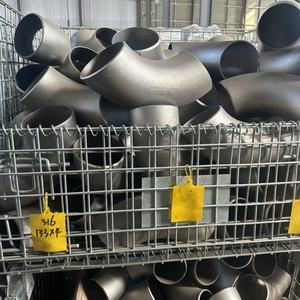 Astm <span class=keywords><strong>a403</strong></span> <span class=keywords><strong>wp316l</strong></span> רדיוס 90 מעלות נירוסטה מרפק 316 ss ספק מתאים צינור - Product Image 5