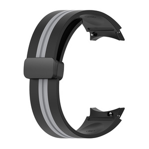 สายนาฬิกาอัจฉริยะหัวแม่เหล็กสำหรับ <span class=keywords><strong>Samsung</strong></span>,สายรัดข้อมือซิลิโคนสำหรับ <span class=keywords><strong>Samsung</strong></span> Galaxy <span class=keywords><strong>Watch</strong></span> <span class=keywords><strong>5</strong></span> <span class=keywords><strong>Pro</strong></span> 4 - Product Image 3