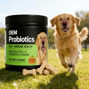 Masticables Calmantes para Perros de Marca Privada, Probióticos, Altos en Proteínas, de Rápida Absorción, Mantienen la Flora Intestinal, Cuidado Digestivo, Mejoran la Salud - Product Image 6