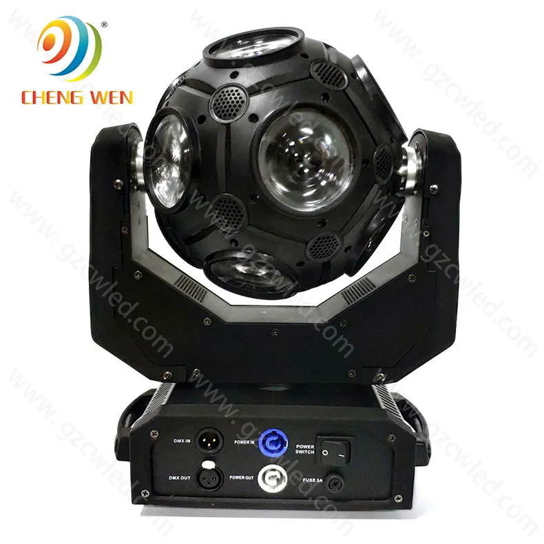 Rgbw Verplaatsen Hoofd Beam 4 In 1 12Pcs * 12W Led Voetbal Beweging Pan/Tilt Licht Dj/Disco Verlichting