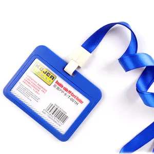 KEJEA Hot Sell in Amazon PP Karten halter Kunststoff Kreditkarten inhaber ID Badge Protector