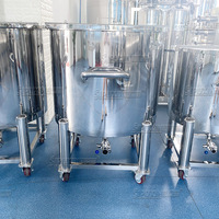 Réservoir de stockage mobile en acier inoxydable Sipuxin avec couvercle rabattable et roulettes pour shampoing, lotion, cosmétiques et équipements